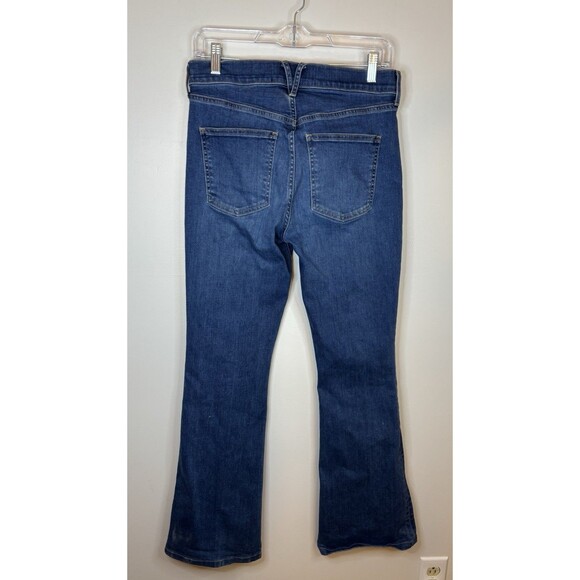 VERONICA BEARD Beverly Skinny Flare High Rise Jeans Bright Blue Wash Denim 29x31 - Picture 5 of 14